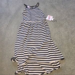 b&w striped dress